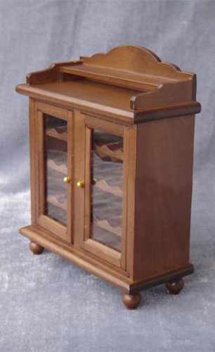 Шкафчик винный для кукол Белый/Орех фото 2 Шкафчик винный для кукол Белый/Орех фото 2