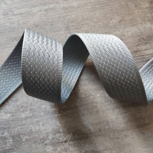 Лента ременная 38 мм/2 мм Елочка пэ фото 15