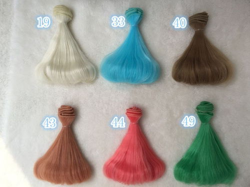 Трессы для кукол 15 см с Подвитыми кончиками BJD фото 2 Трессы для кукол 15 см с Подвитыми кончиками BJD фото 2