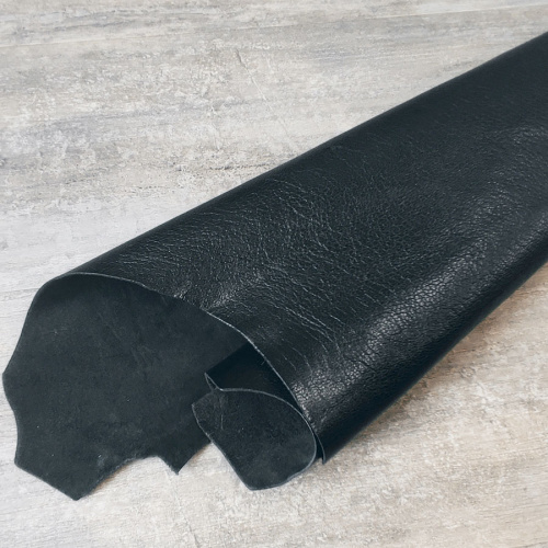 Кожа козы (шевро) 0,8-1,1 мм Черный Италия фото 3
