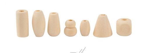 Бусины деревянные разных форм фото 4