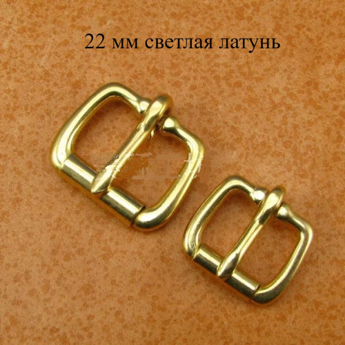 Пряжка 13-38 мм латунная c роликом 50B фото 4