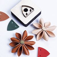 Штанцформы (вырубные штампы) Цветок  - купить для кожевенного хобби