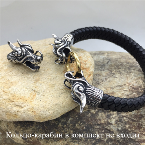 Концевик 12х6 мм Голова дракона Сталь, 2шт | Галерея фото | Pava.pro Концевик 12х6 мм Голова дракона Сталь, 2шт BR-KZ11 - фото товара