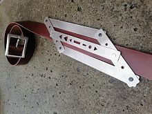 Шаблон для разметки "Центр" нерж. сталь  - купить для кожевенного хобби