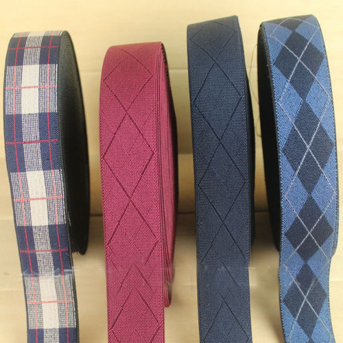 Резинка для подтяжек 35 мм Синяя Ромб  PP SJ3002 - фото товара фото 2