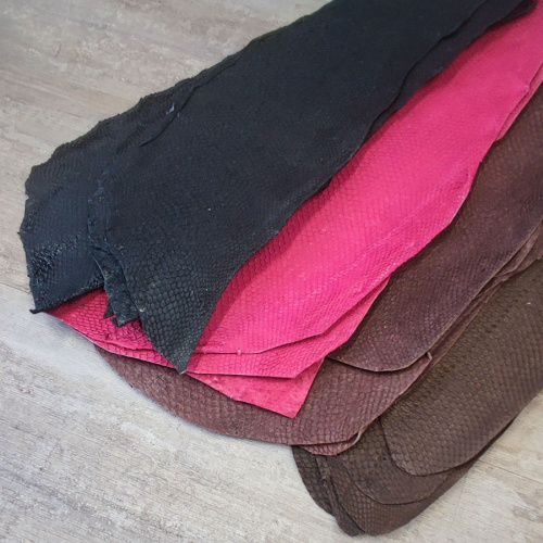 Кожа рыбы 0,7 мм Лосось разные цвета