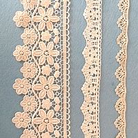 Тесьма хб кружевная Кремовая