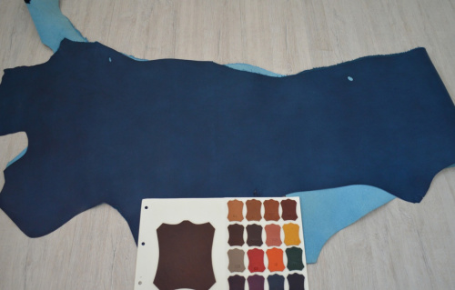 Кожа Пола 1,2 мм растит. дубл. BUTTERO 102 Синий  фото 2