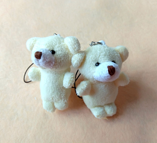 Мишки со шнурком для брелока для кукол  фото 2