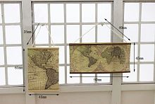 Карты географические для кукольного домика