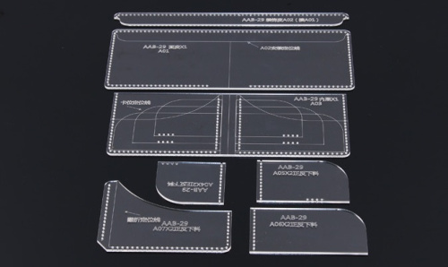 Шаблоны-лекала для портмоне ААВ-29  AAB-29 - фото товара фото 9