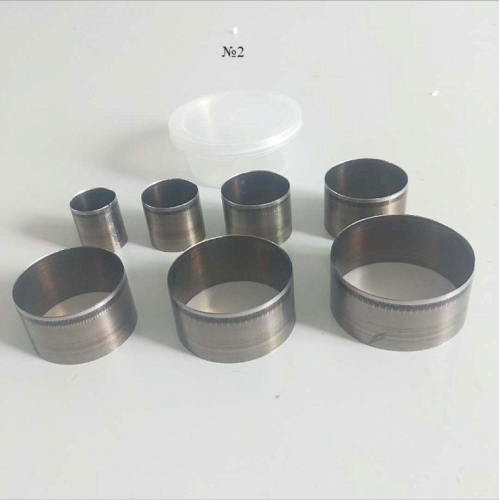 Штанцформа (вырубной штамп) для кругов, набор 7 шт. фото 8