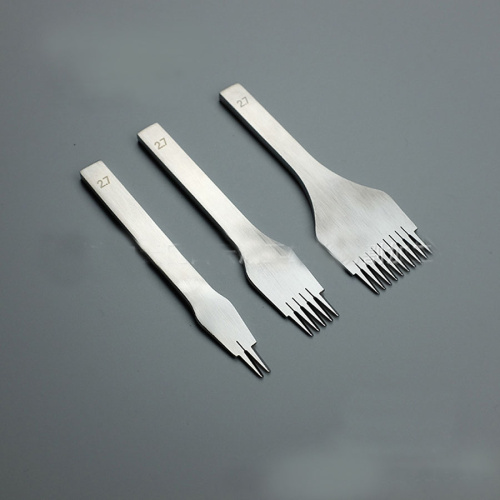 Пробойники строчные косой зуб 2,7-3,85 мм полированная сталь Пробойники строчные косой зуб 2,7-3,85 мм полированная сталь