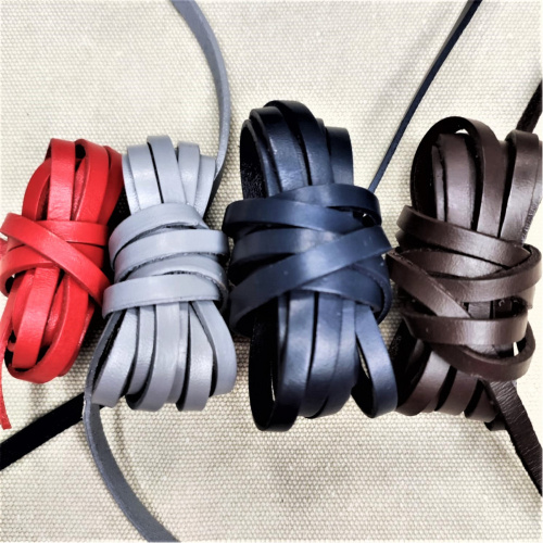 Шнур кожаный плоский 5х2 мм фото 2