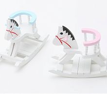 Кресло-качалка для кукол детская Лошадка