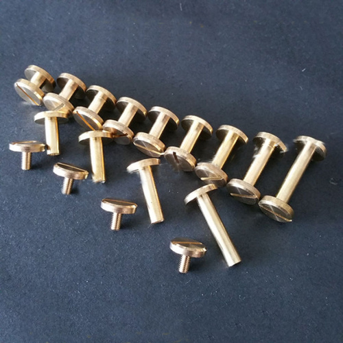 Винт ременной d=8, 10 мм плоский, Латунь фото 8