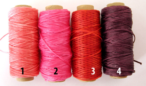 Нить для кожи вощеная 1,8 мм 210D Нить для кожи вощеная 1,8 мм 210D