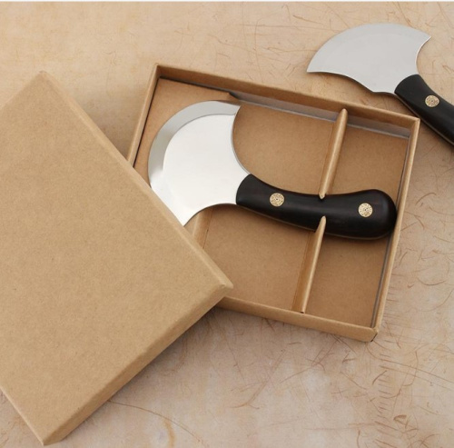 Нож шерфовочный полукруглый с инкрустацией фото 2