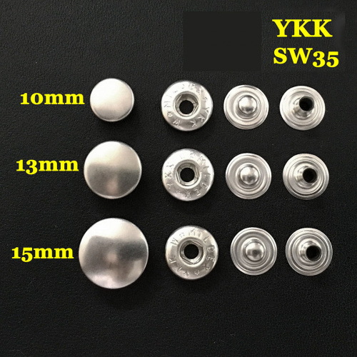 Кнопки пробивные 10 мм YKK латунь фото 6