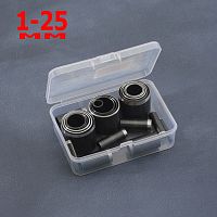 Пробойники-высечки для кожи 1-25 мм набор  - купить для кожевенного хобби