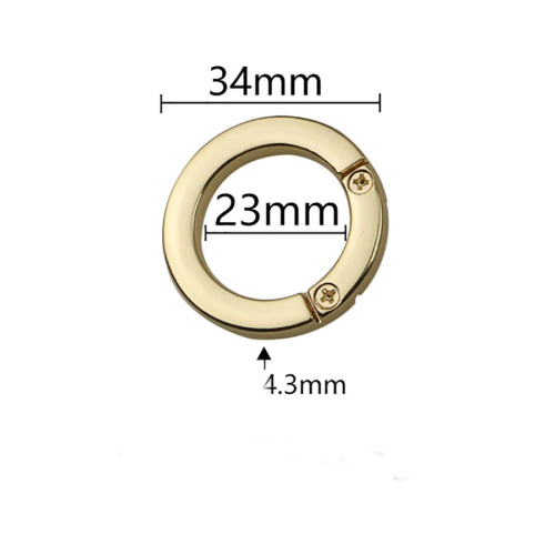 Кольцо-карабин разъемное 23 мм фото 2