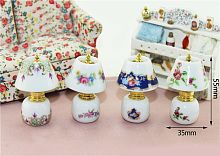 Лампа настольная для кукольного домика декоративная