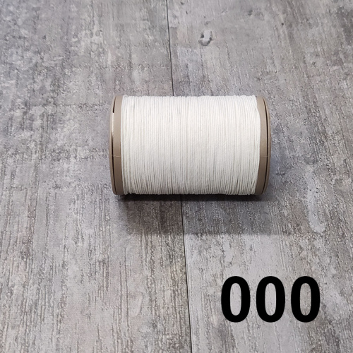 Нить для кожи вощеная 0,55 мм круглая Galaces 70 м натур. волокно Ramie фото 2