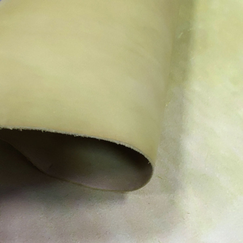 Кожа КРС 1,2-1,4 мм раст. дубл. Tempesti Светло-горчичный фото 3