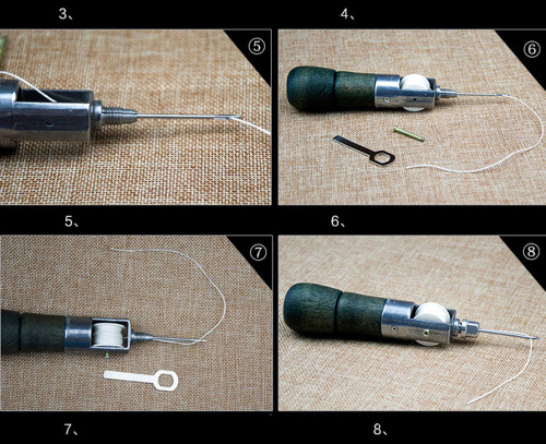 Ручная машинка для шитья кожи и комплектующие арт. 002 фото 7