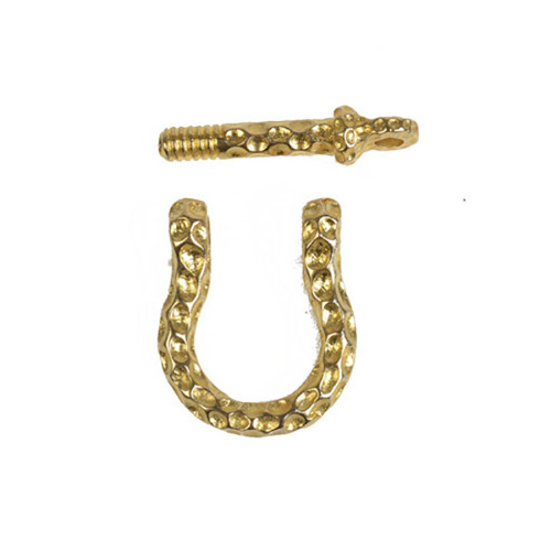 Карабин-подкова декоративный Латунь фото 4 Карабин-подкова декоративный Латунь фото 4