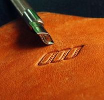 Штамп для тиснения Шнур 10*4 мм  - купить для кожевенного хобби