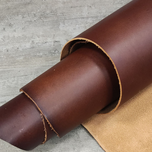 Кожа Пола 1,2 мм растит. дубл. BUTTERO 07 Каштан фото 2