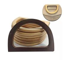 Ручки для сумки деревянные полукруглые 120 см, пара