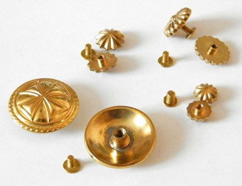 Кончо для кожаных изделий 11 мм фото 2 Кончо для кожаных изделий 11 мм фото 2