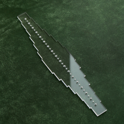 Шаблон-лекало для центровки отверстий ремня фото 2