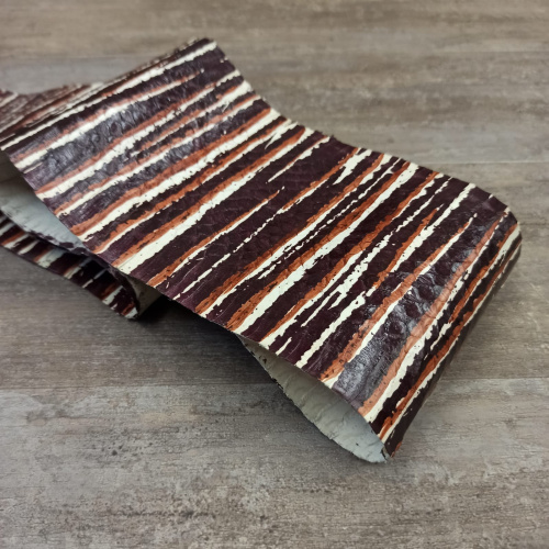 Кожа Питона 0,5 мм Полоски | Галерея фото | Pava.pro Кожа Питона 0,5 мм Полоски - фото товара