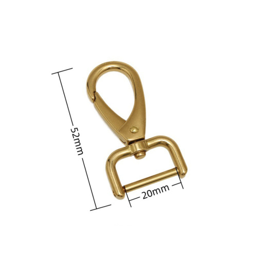 Карабин 15-40 мм с винтом Латунь арт.1540 фото 6