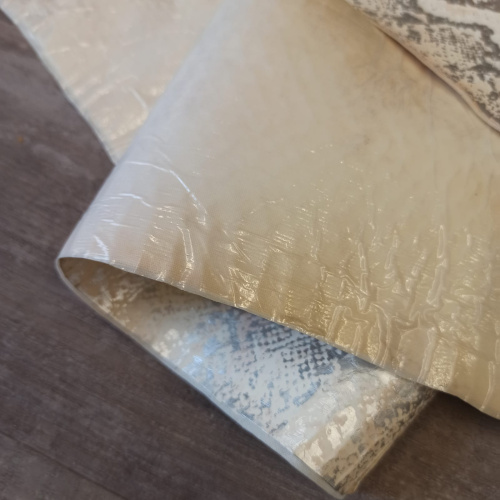 Кожа Питона 0,7 мм Белое серебро  Piton06 - фото товара фото 4