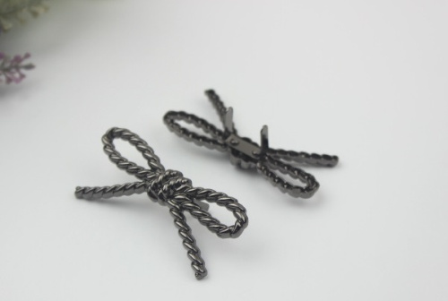 Зажим декоративный Плетеный бантик фото 6