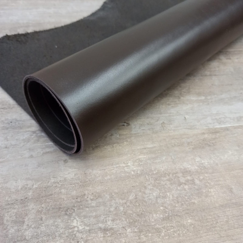 Кожа ШСК 2,1 мм пылевидная с покр. Коричневый  фото 4