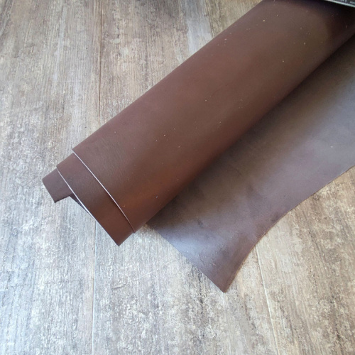 Кожа теленок 1.0-1.2 мм раст. дубл. Шоколад Италия