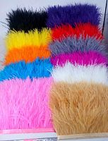 Перья страуса на ленте