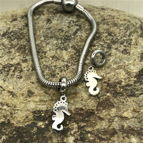 Бусина 5 мм с подвеской для круглых браслетов Сталь B16 фото 4 Бусина 5 мм с подвеской для круглых браслетов Сталь B16 фото 4