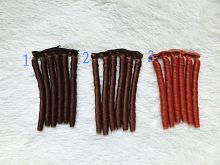 Трессы для кукол 15 см 6 локонов BJD 