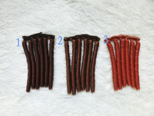 Трессы для кукол 15 см 6 локонов BJD 