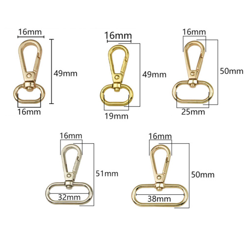 Карабин металлический 15-38 мм арт. 102342 фото 8