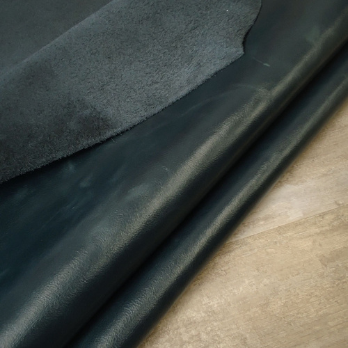 Кожа Пулл-Ап 1,3-1,5 мм цвет Черное море фото 3