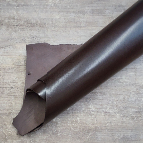 Кожа козы (шевро) 1,0-1,1 мм Темный шоколад Falco Pellami Италия