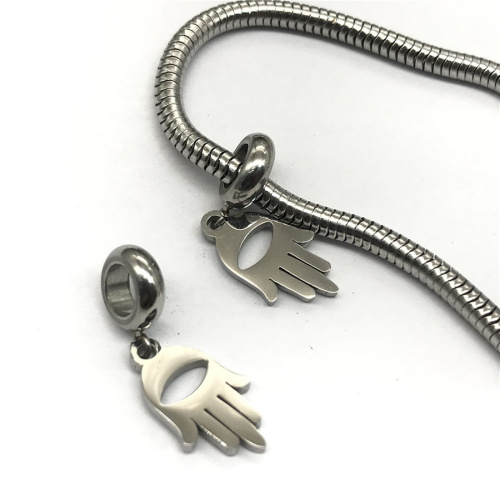 Бусина 5 мм с подвеской для круглых браслетов Сталь B16 фото 3 Бусина 5 мм с подвеской для круглых браслетов Сталь B16 фото 3